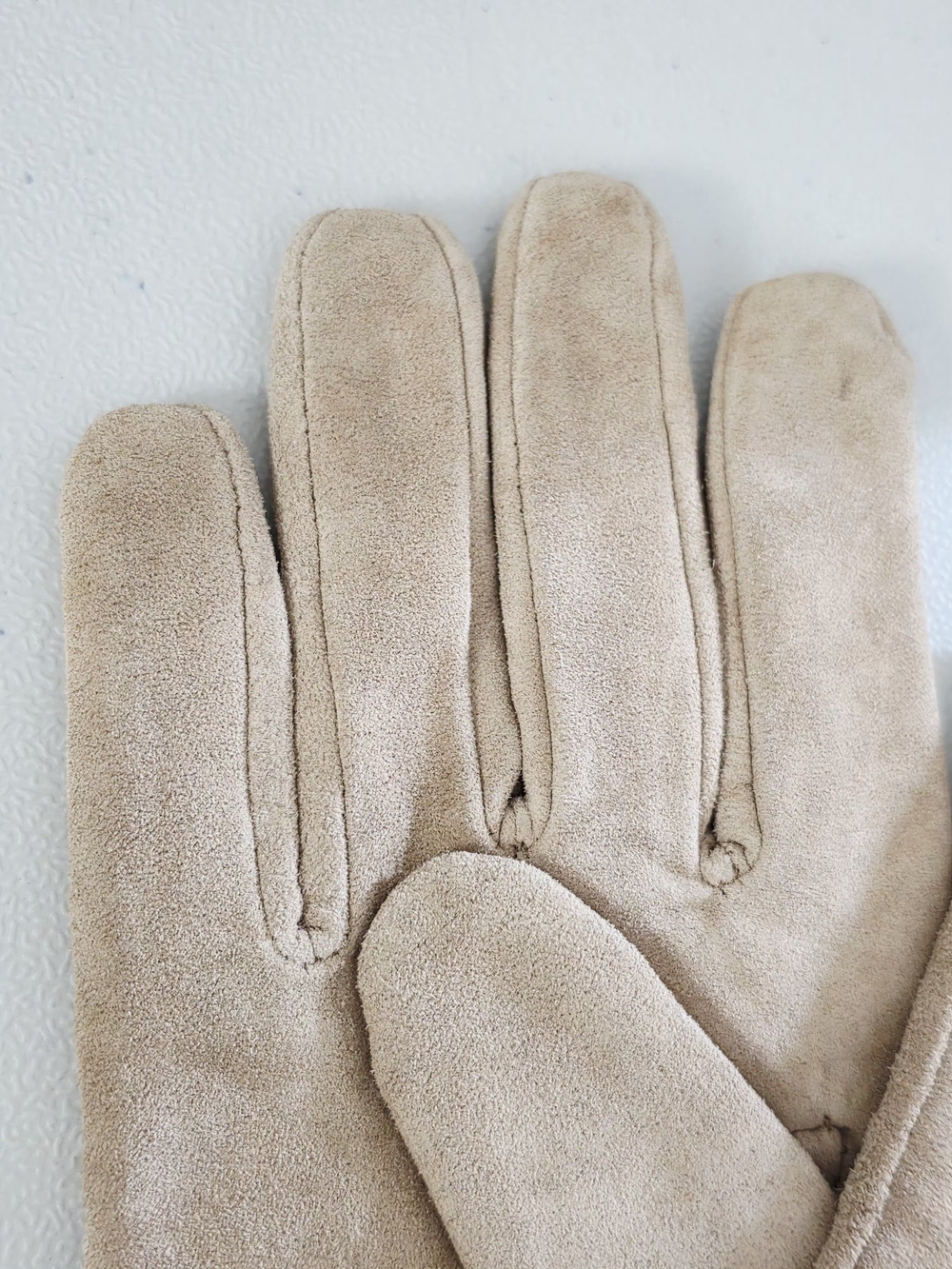 Vintage Suede Women's Gloves Size XL - Picture 7 of 9